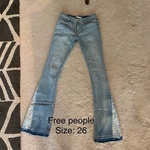 Free People bell bottom jeans